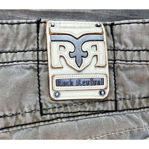 Rock Revival Classic Men's 44 Cargo Shorts 23" Outseam - Picture 14 of 14